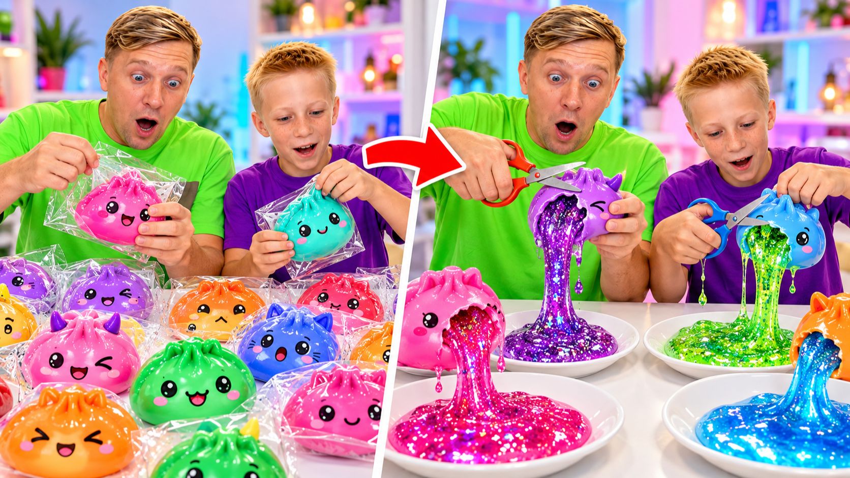Сквиши ﹥ Сначала Открываем - Затем Проверяем - Далее Вскрываем! - Family Box