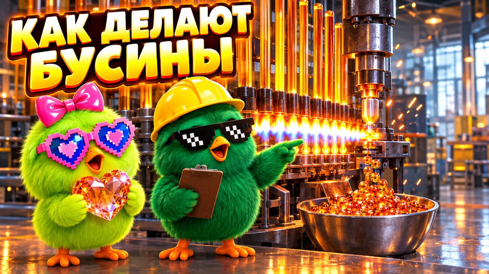 Как делают стеклянные бусины: экскурсия по фабрике | Greenbird.ru