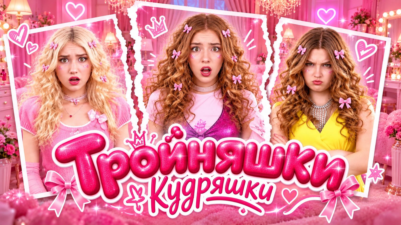 Тройняшки-Кудряшки Попали в Новую Семью! Как же Сложится Наша Жизнь?
