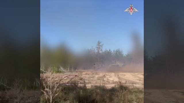 Боевая работа расчета РСЗО «Ураган» ГрВ «Запад»