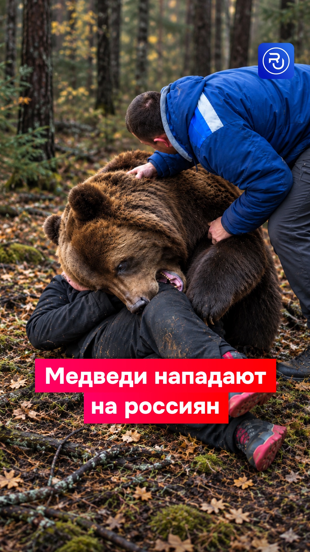 Медведи массово нападают на россиян