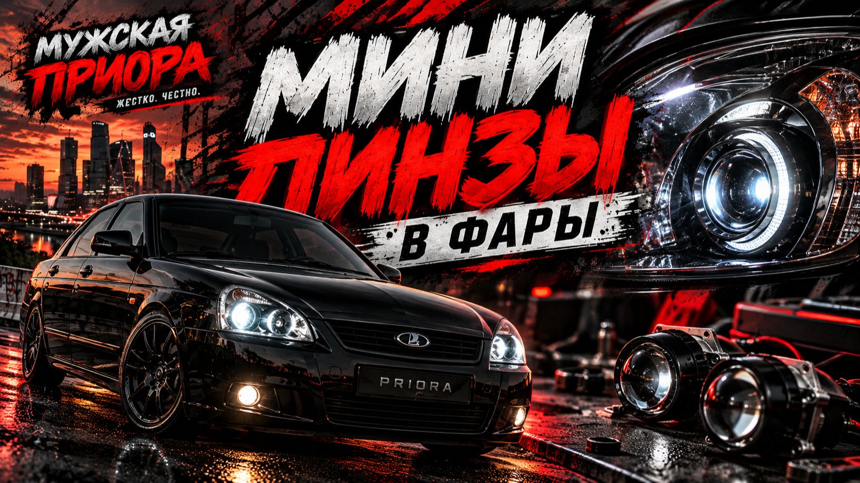 5. МИНИ ЛИНЗЫ В ФАРЫ ПРИОРЫ  СТОИТ ЛИ СТАВИТЬ