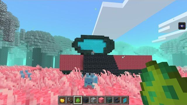 Мод Shift Dimension в Minecraft PE