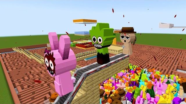 НОВОЕ приключение Incredibox Sprunki в Minecraft Bedrock PE/ #136 #sprunki