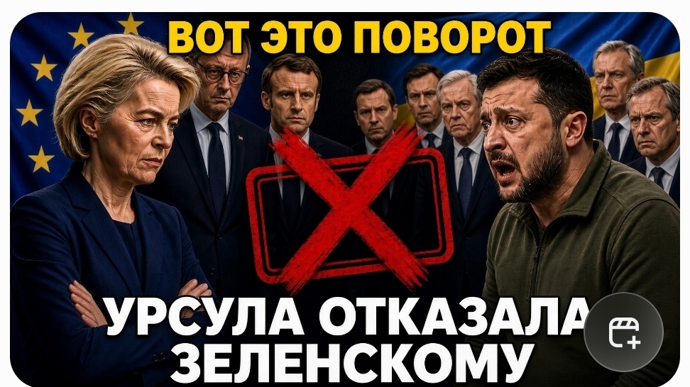 ⁣УРСУЛА ОТКАЗАЛА ЗЕЛЕНСКОМУ!