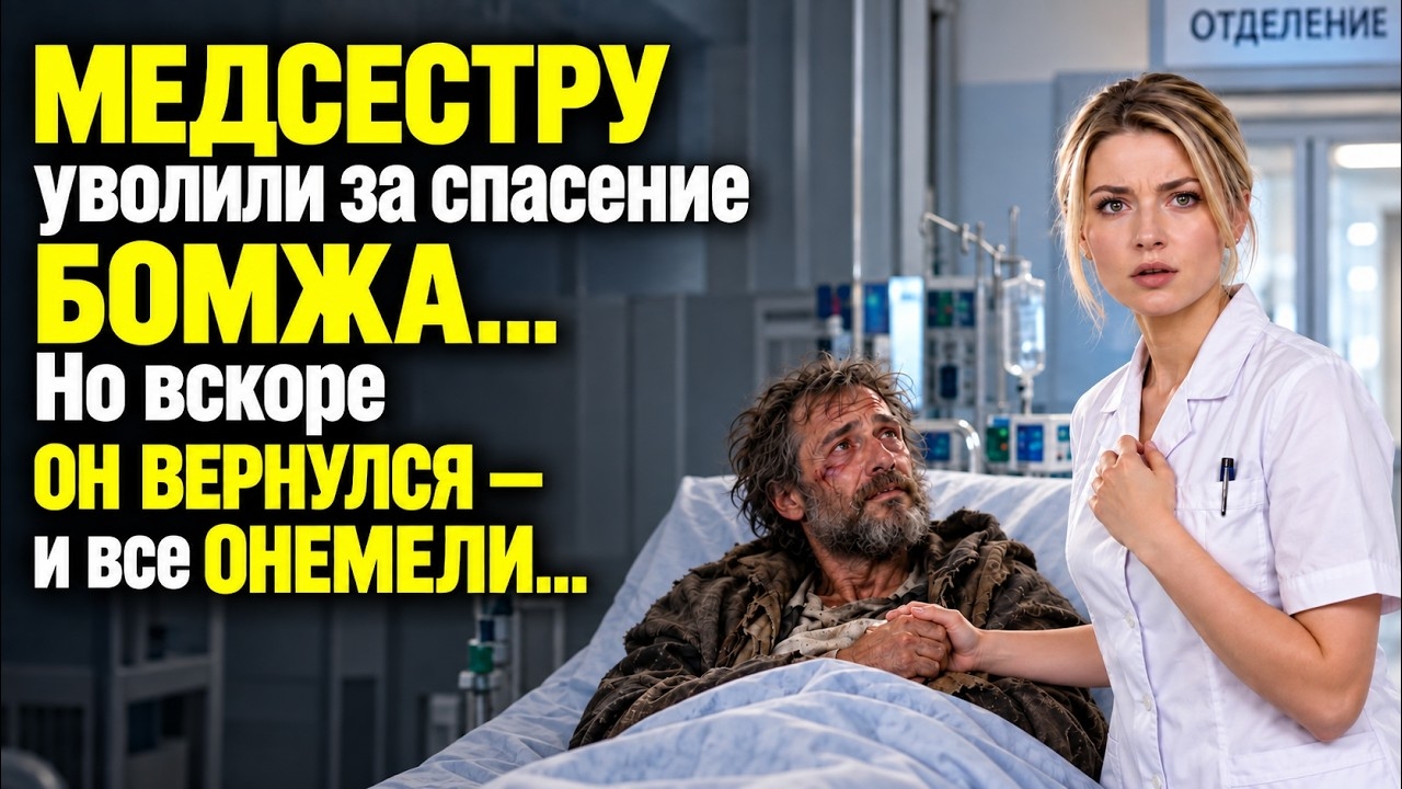 ИСТОРИИ ИЗ ЖИЗНИ/Медсестру уволили за спасение бомжа, но вскоре он вернулся/Аудиорассказы аудиокниги