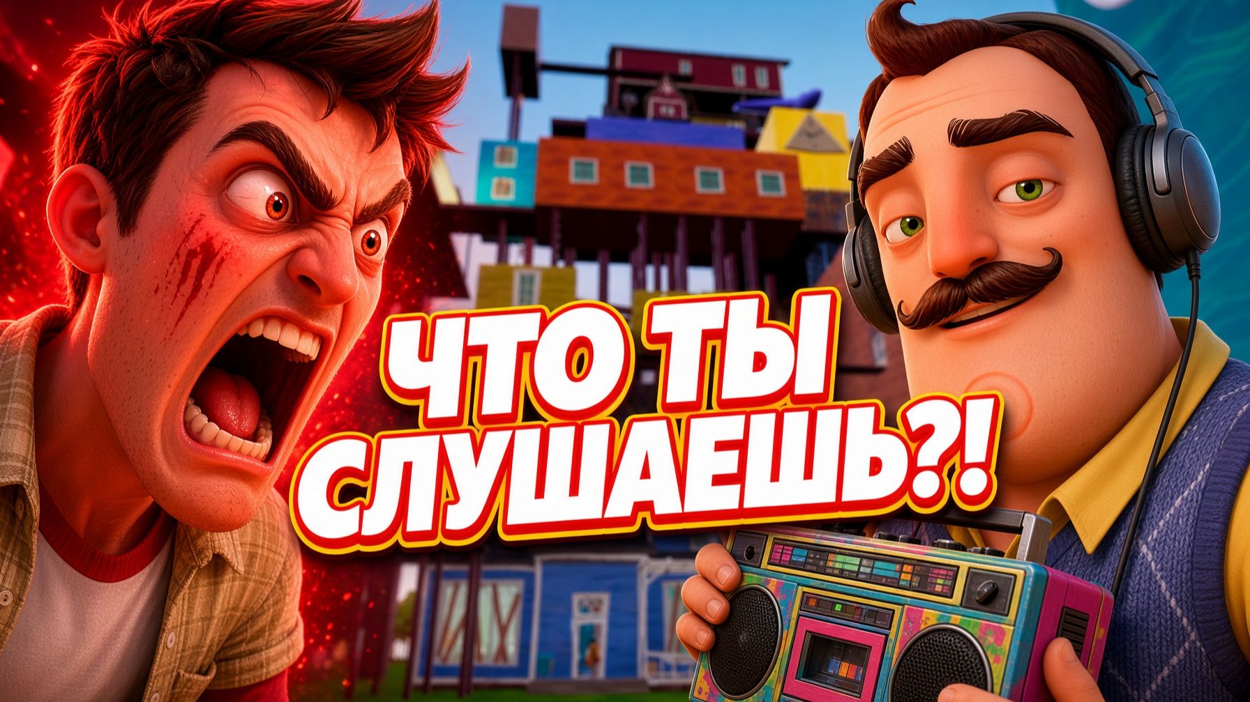 ПРИВЕТ СОСЕД ЧТО ТЫ СЛУШАЕШЬ?!ИГРА HELLO NEIGHBOR MOD KIT ПРОХОЖДЕНИЕ МОДА Gabriel Quest!
