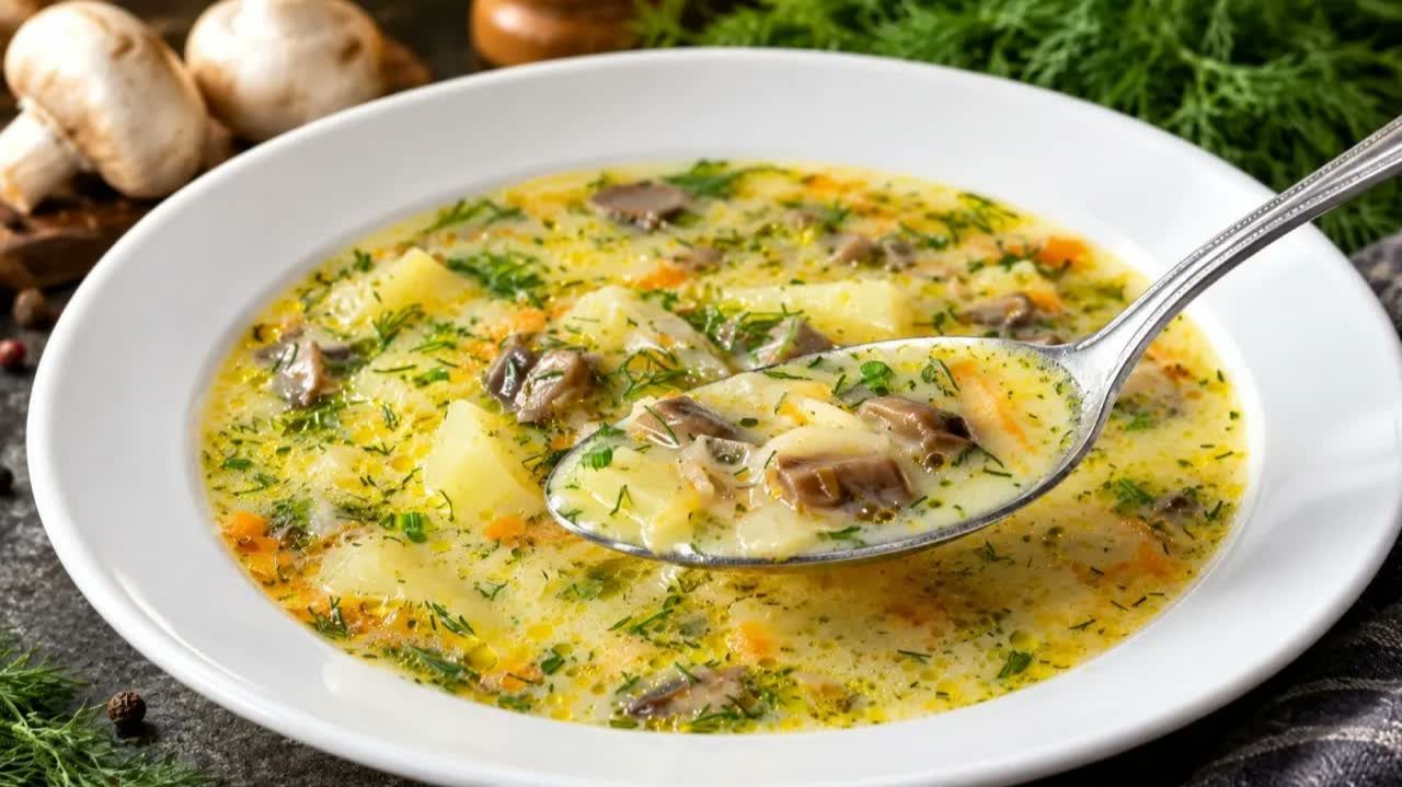 Грибной Суп из Шампиньонов — Просто и Очень Вкусно! Сырный Суп, Который Захочется Приготовить Снова