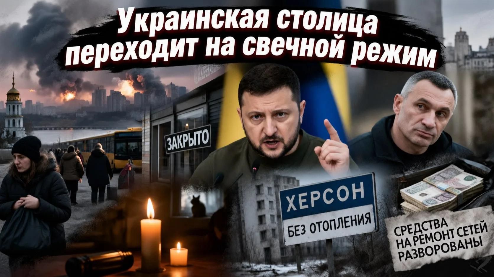 Украинская столица превращается в декорацию для фильма ужасов