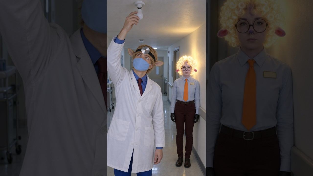 The Sheep's Head Became a Lamp  Roblox Animal Hospital in Real Life