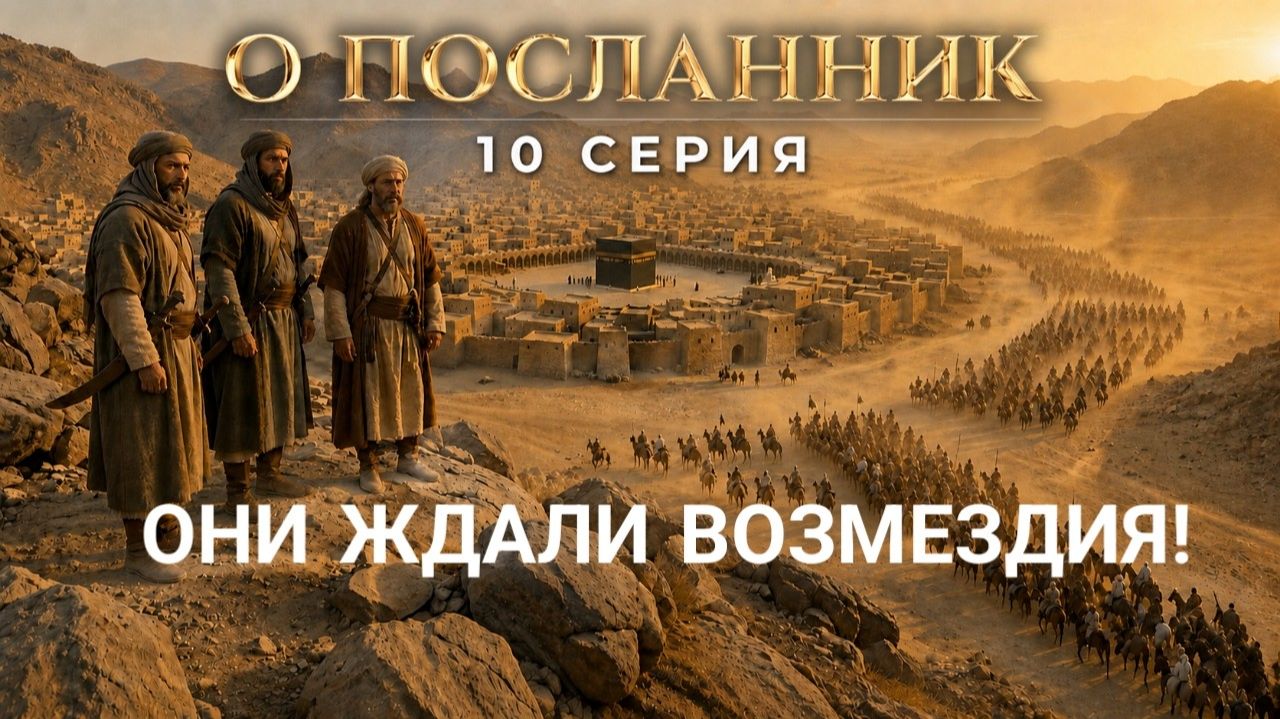 Покорение Мекки: Величайший акт милосердия в истории — ИИ-визуализация — O Посланник | Сеpия 10
