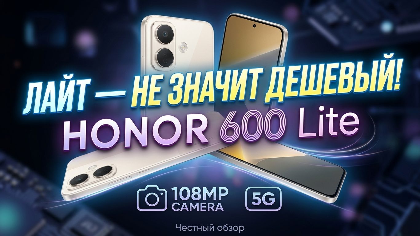 HONOR 600 LITE ОБЗОР БЕЗ ВОДЫ | ЛАЙТ НЕ ЗНАЧИТ ДЕШЕВЫЙ!