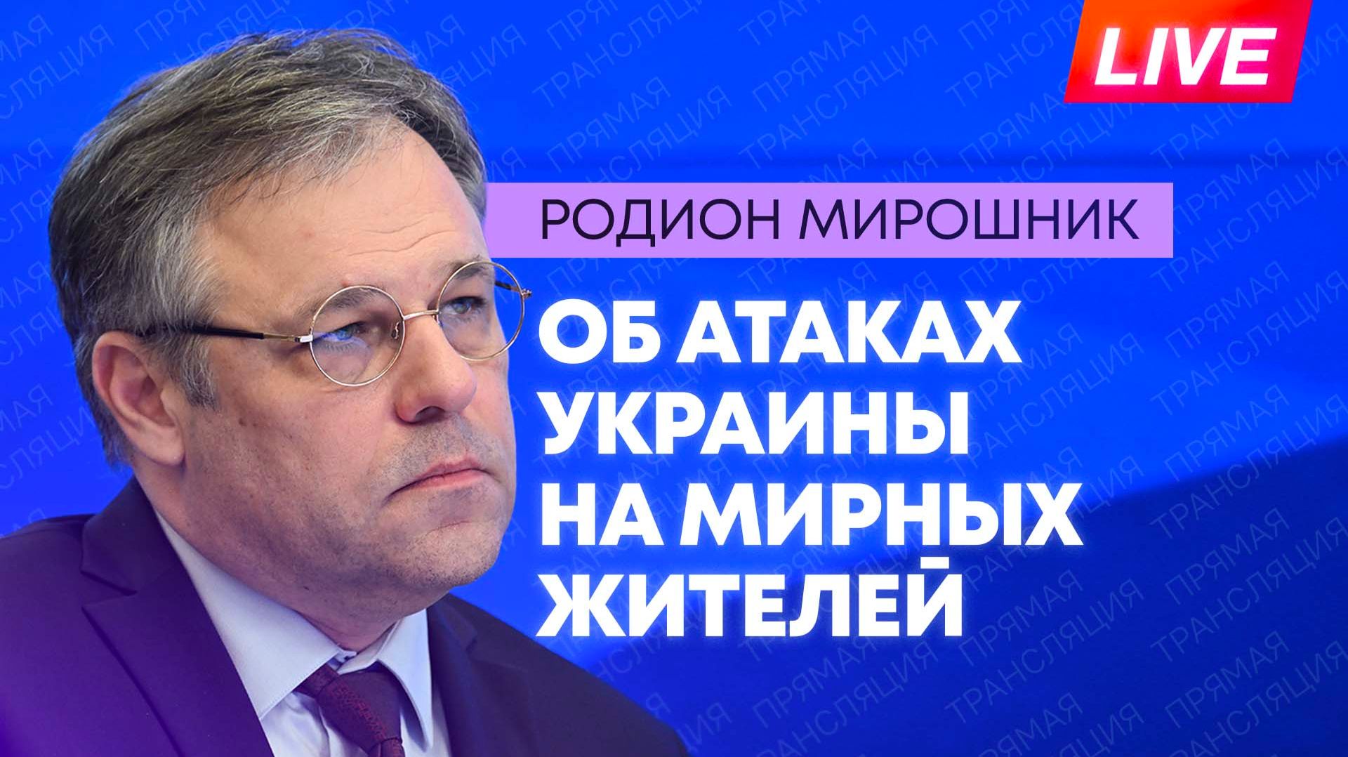Мирошник участвует в брифинге в Женеве на тему нарушений Украиной международного права