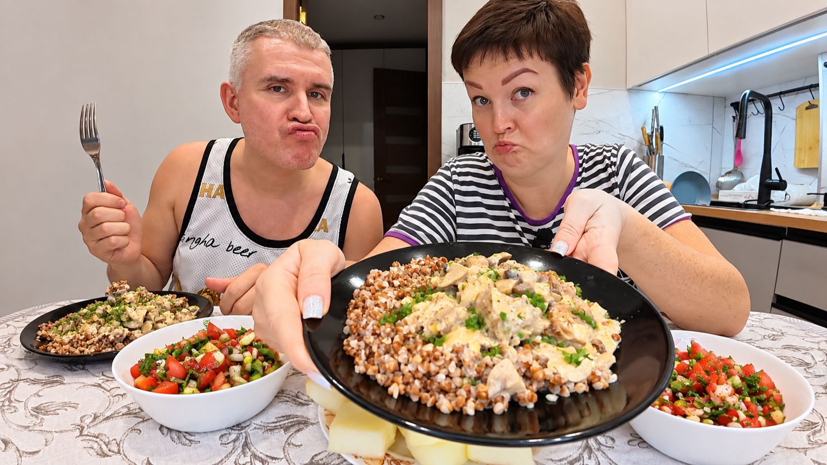 Мукбанг, АСМР, MUKBANG, есть на камеру вкусно, болталка с Пиратская Жизнь Нина и Вовчик