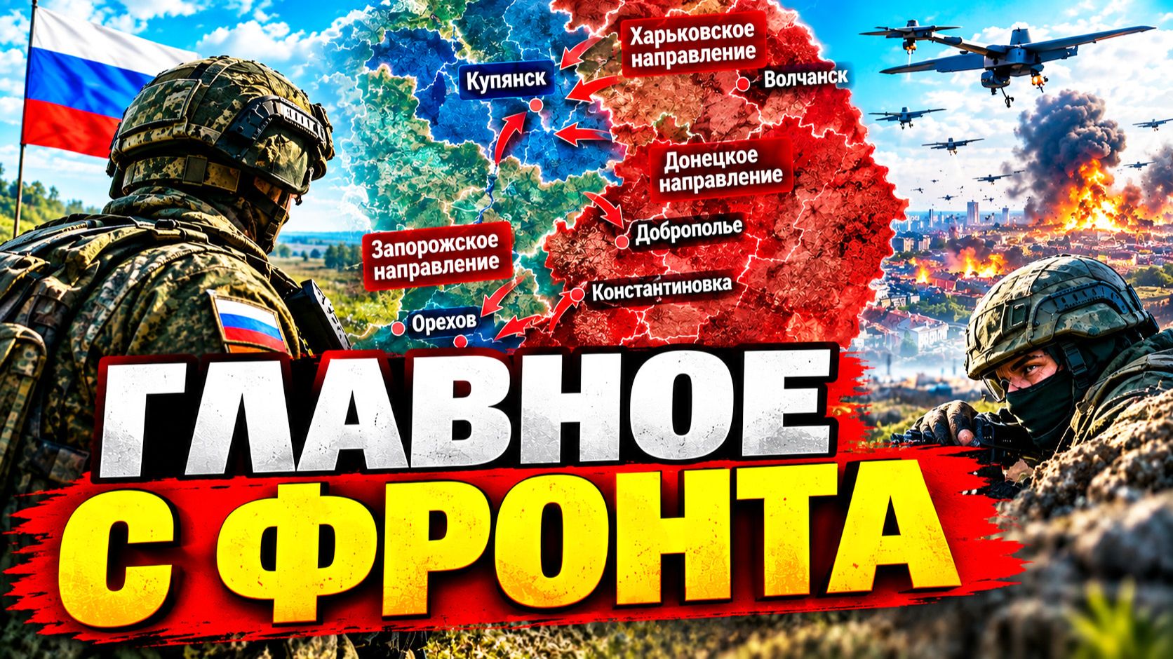 Новости СВО. Ситуация на фронте. Боевые действия. Россия-Украина.