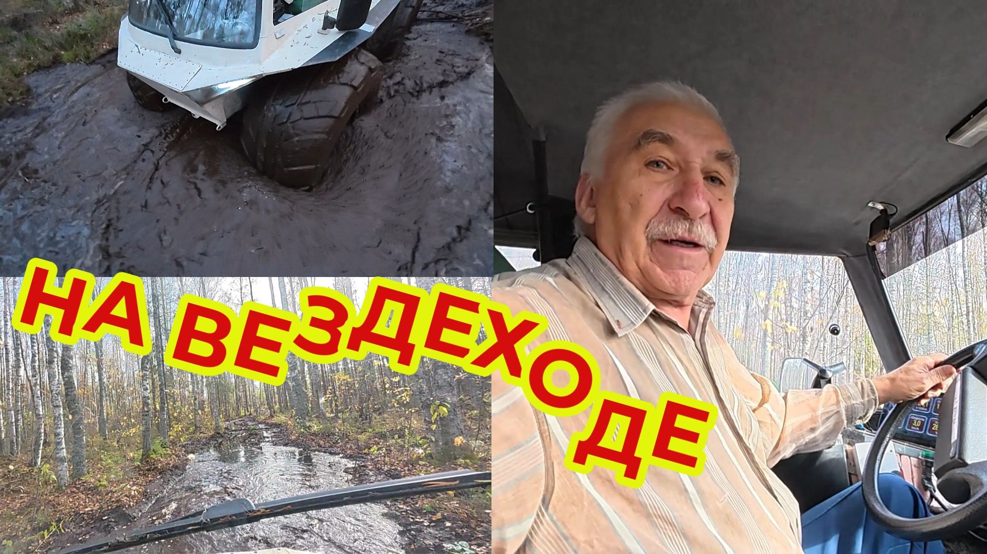 Покатушки на снегоболотоходе Белый Лис