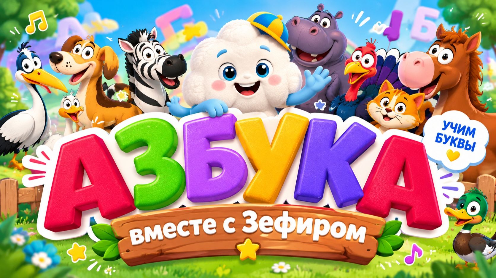Учим Буквы (Алфавит)