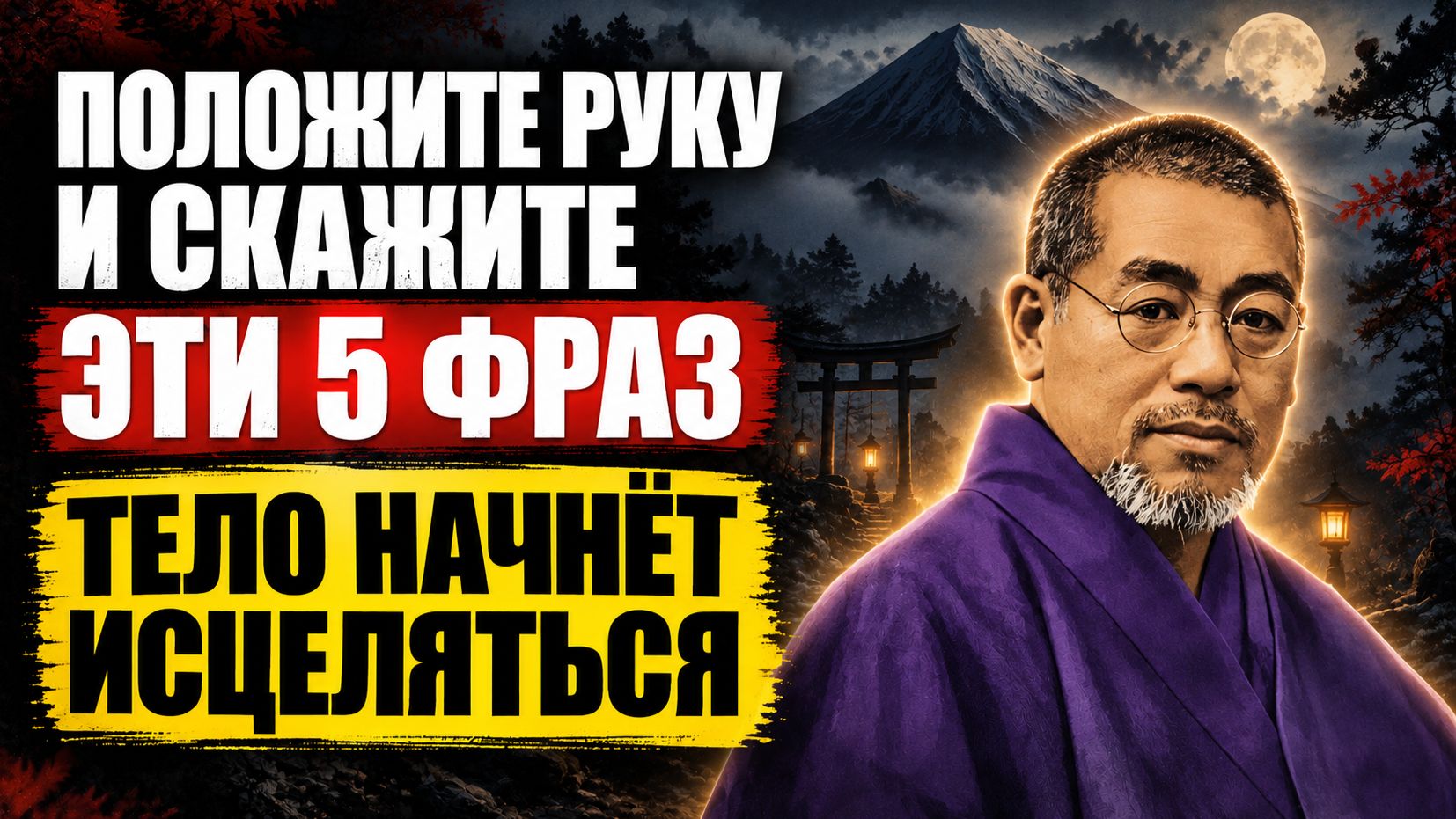 Положите Руку на Больное Место и Скажите ЭТИ 5 ФРАЗ. Японский Метод, Который Лечит Покоем.Микао Усуи
