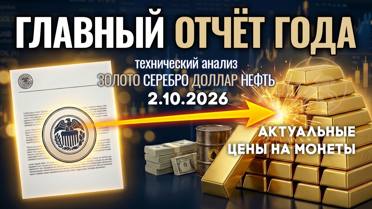 Технический анализ рынков золота, серебра, доллара и нефти