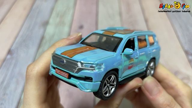 Машинка VROOMIX Внедорожник BMW с инерционным механизмом и открывающимися элементами меняет цвет в ассортименте - видео