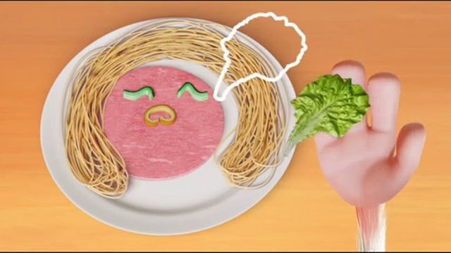 Буба готовит спагетти по-индийски, мультик