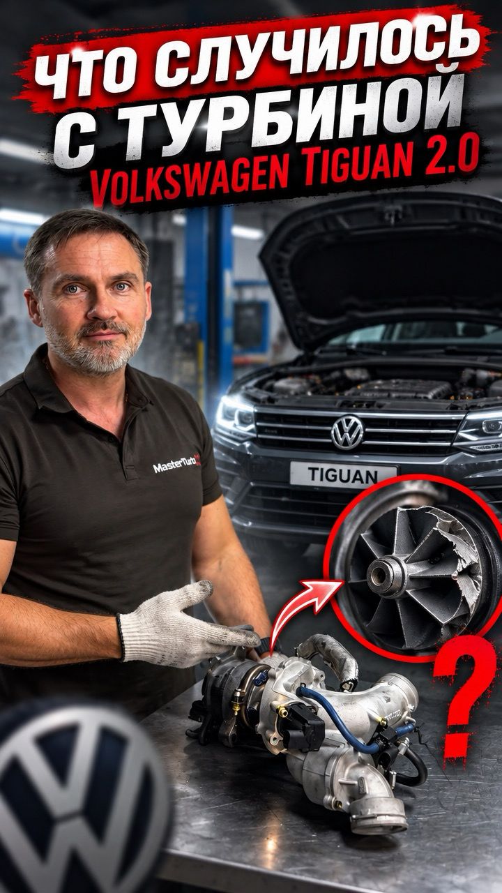 Volkswagen Tiguan ремонт турбокомпрессора. Какие врожденные болячки и как их лечить.