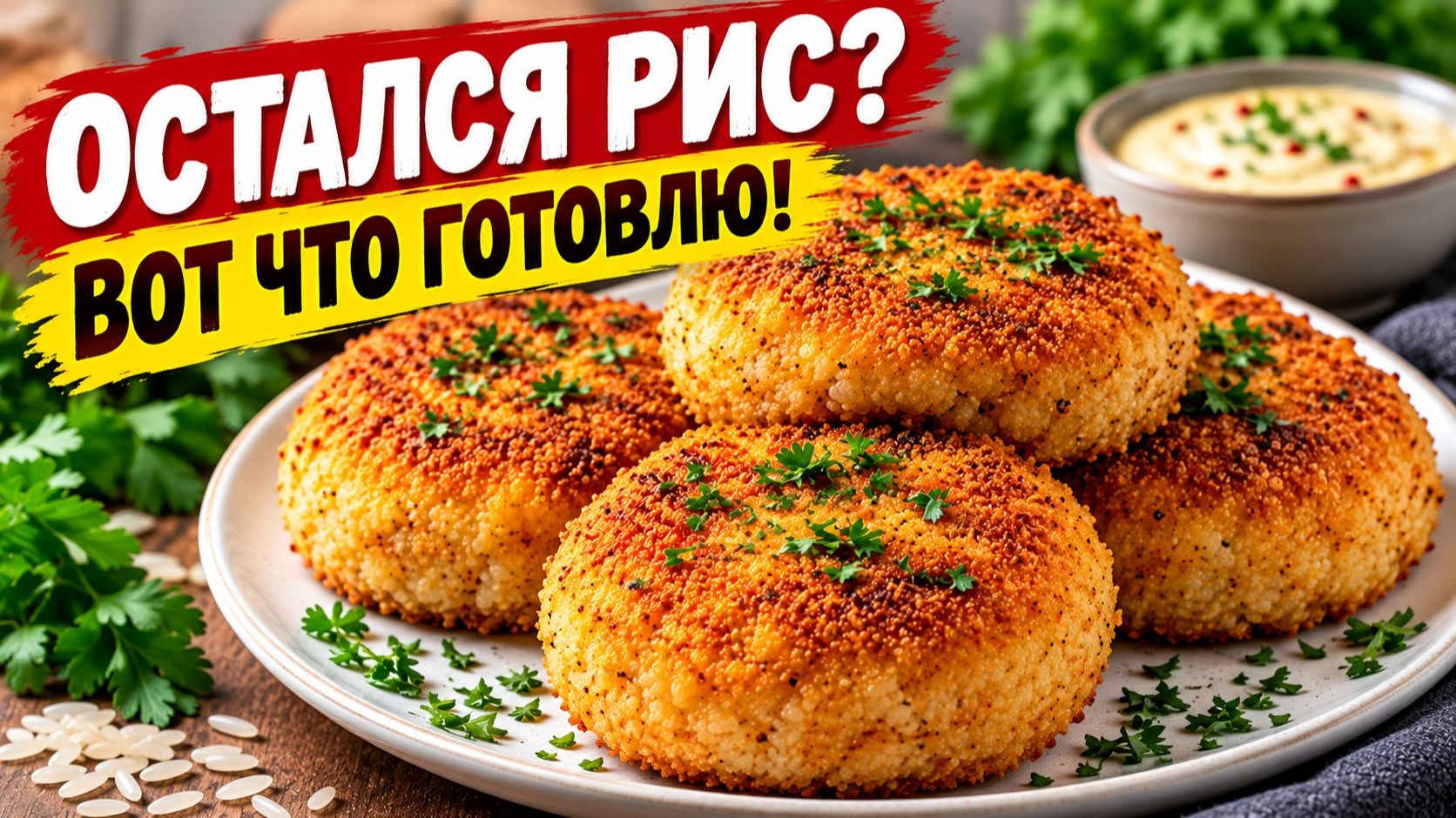 Беру РИС и ФАРШ — и готовлю такую вкуснятину! Сочные котлетки с хрустящей корочкой