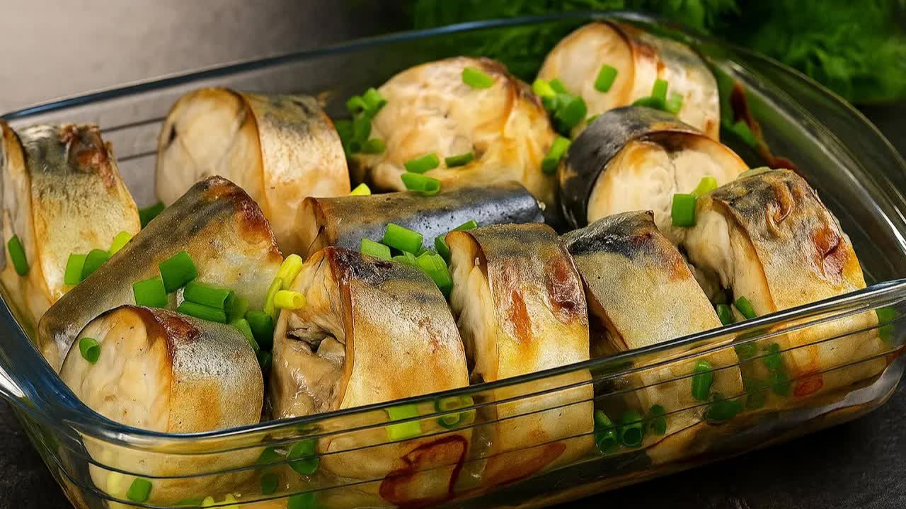 Божественная СКУМБРИЯ в духовке! Язык можно проглотить, как ВКУСНО!