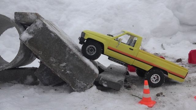 Сравнит тест Hiluxe и FJ FMS. rc cars 4x4 offroad