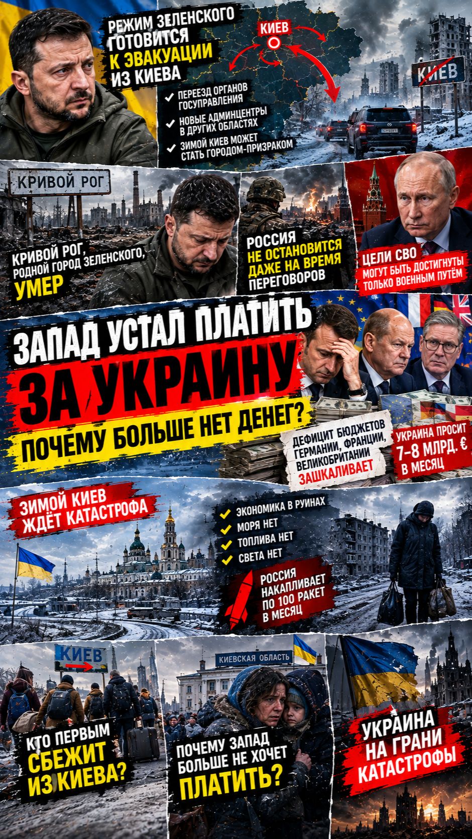 Всё, Киев брошен? Власть бежит во Львов! ВСУ будут разбиты окончательно!