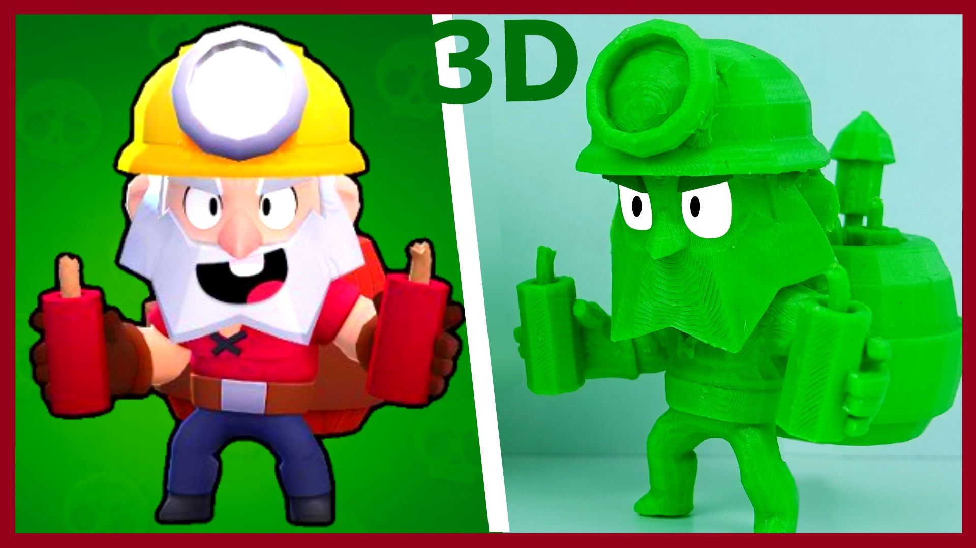 Brawl Stars на 3D принтере Creality. Пэнни, Диномайк, Ворон.