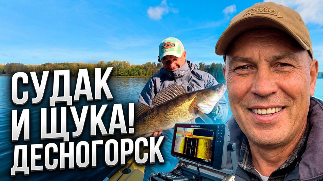 Нашли стаю СУДАКА на эхолоте: будет ли клев?