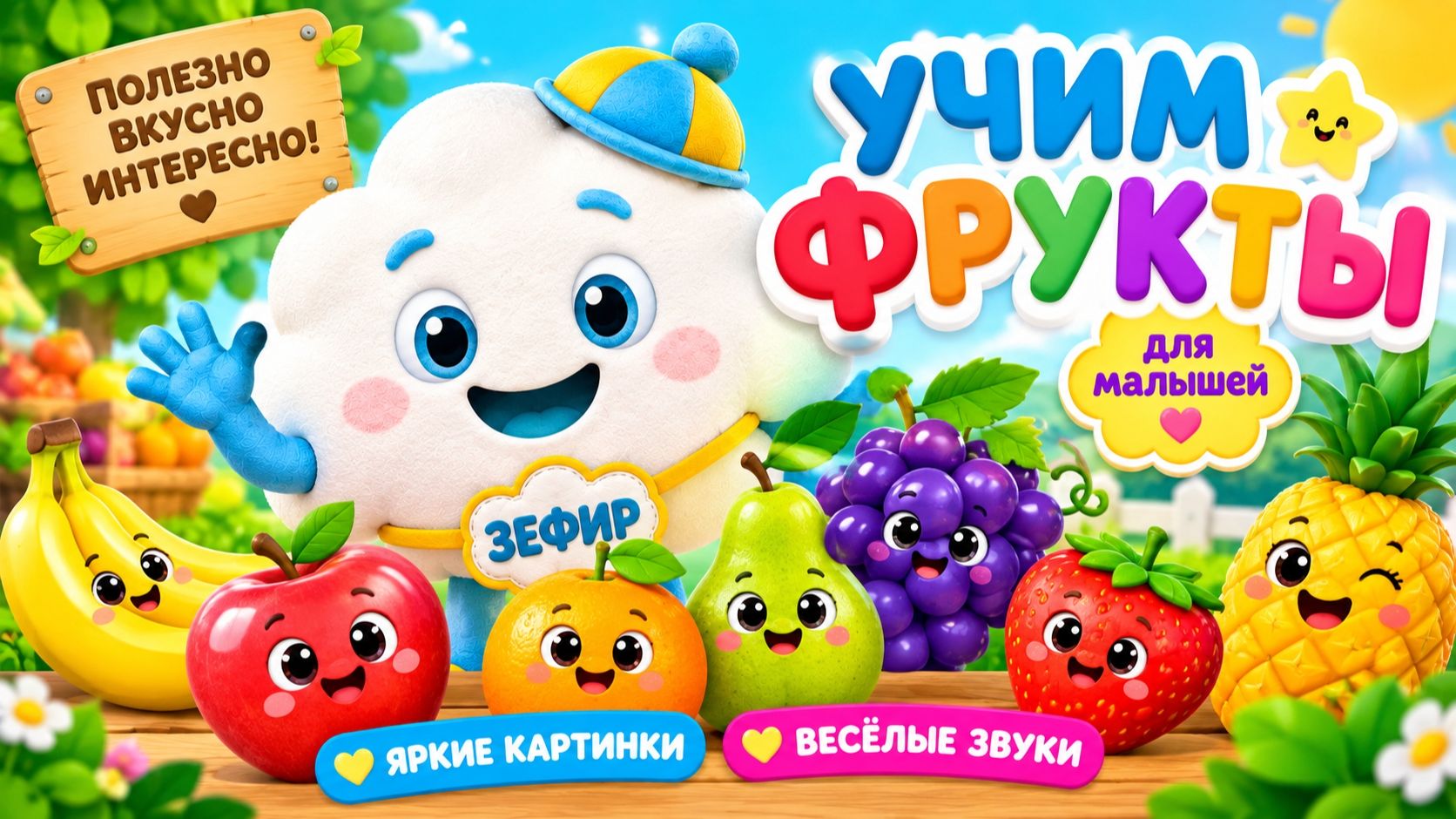 Учим Фрукты и Овощи