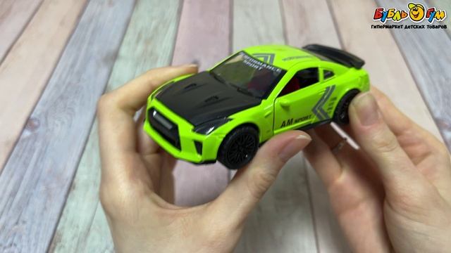 Машинка коллекционная Vroomix Гиперкар McLaren с инерционным механизмом со световыми и звуковыми эффектами  - видео