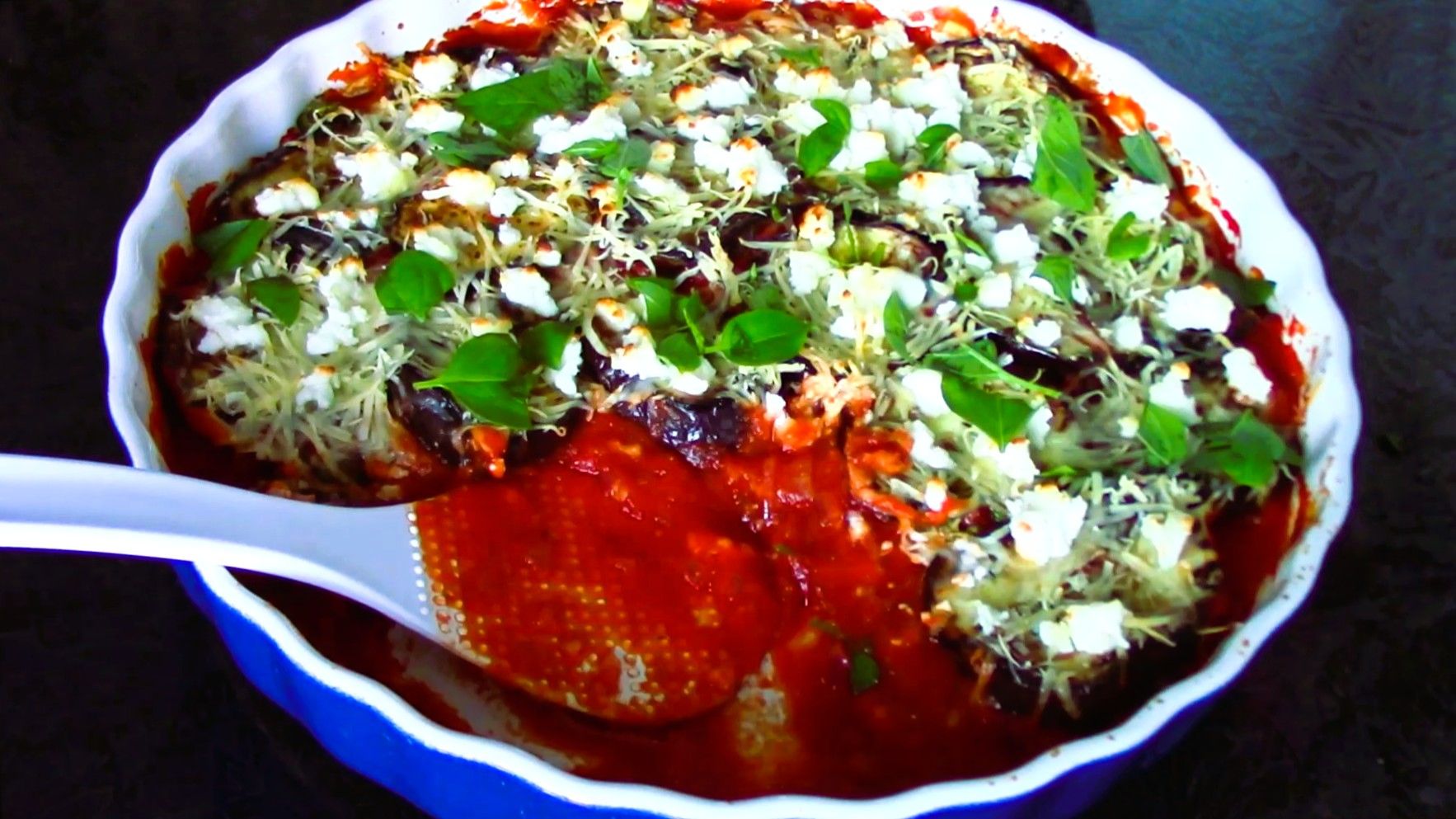 Баклажаны с сыром по-гречески.