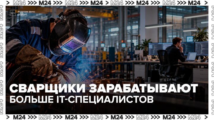 Сварщики обогнали IT-специалистов по размеру зарплаты в 2026 году - Москва 24