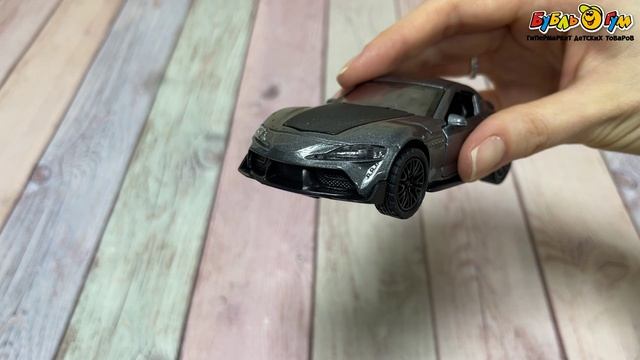 Машинка коллекционная LANSON TOYS Vroomix Спорткар Toyota GR Supra металлическая инерционная со светозвуковыми эффектами с 3лет в ассортименте - видео