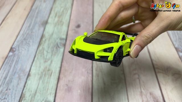 Машинка коллекционная LANSON TOYS Vroomix Спорткар металлическая инерционная со светозвуковыми эффектами с 3лет в ассортименте - видео