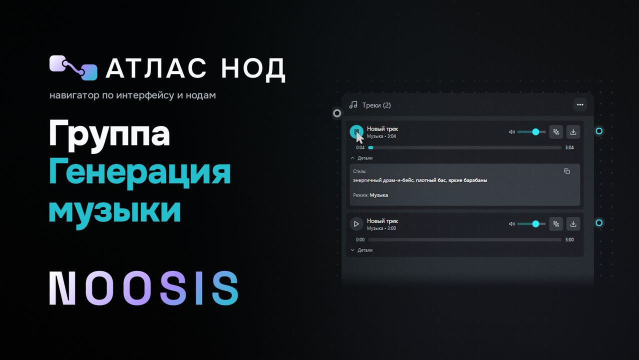Атлас нод. Генерация музыки