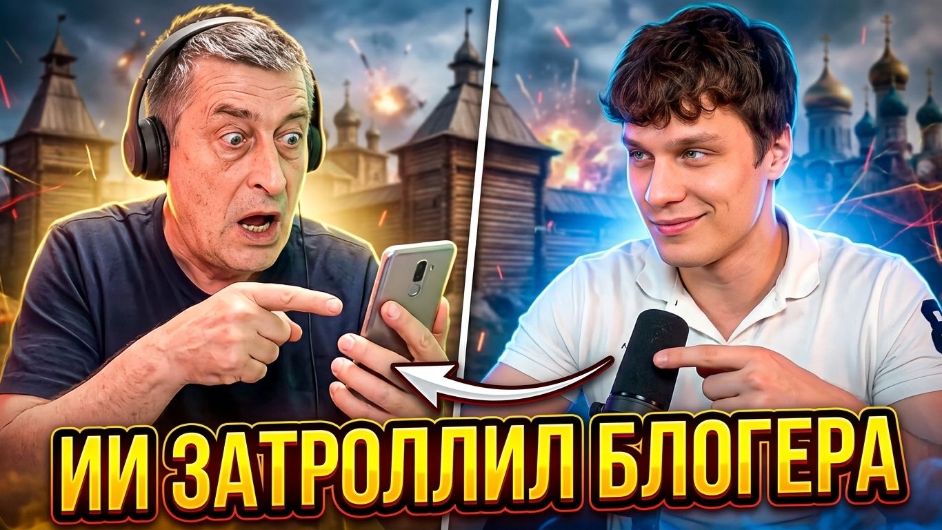ИИ ЗАТРОЛЛИЛ УКРАИНСКОГО БЛОГЕРА