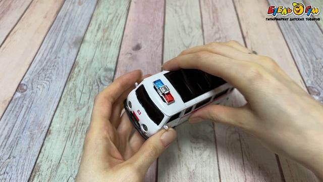 Машинка LANSON TOYS Vroomix Спецслужбы металлическая инерционная со светозвуковыми эффектами с 3лет в ассортименте - видео