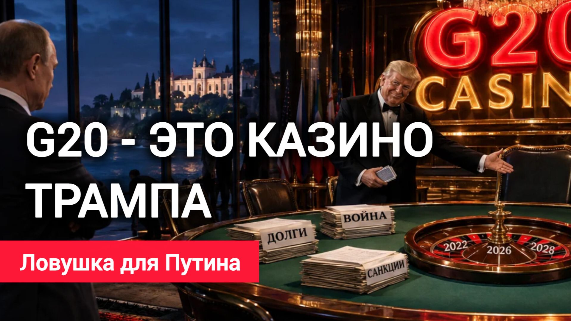 G20 — это казино Трампа. А Путина зовут за игровой стол. Пять сценариев ловушки.