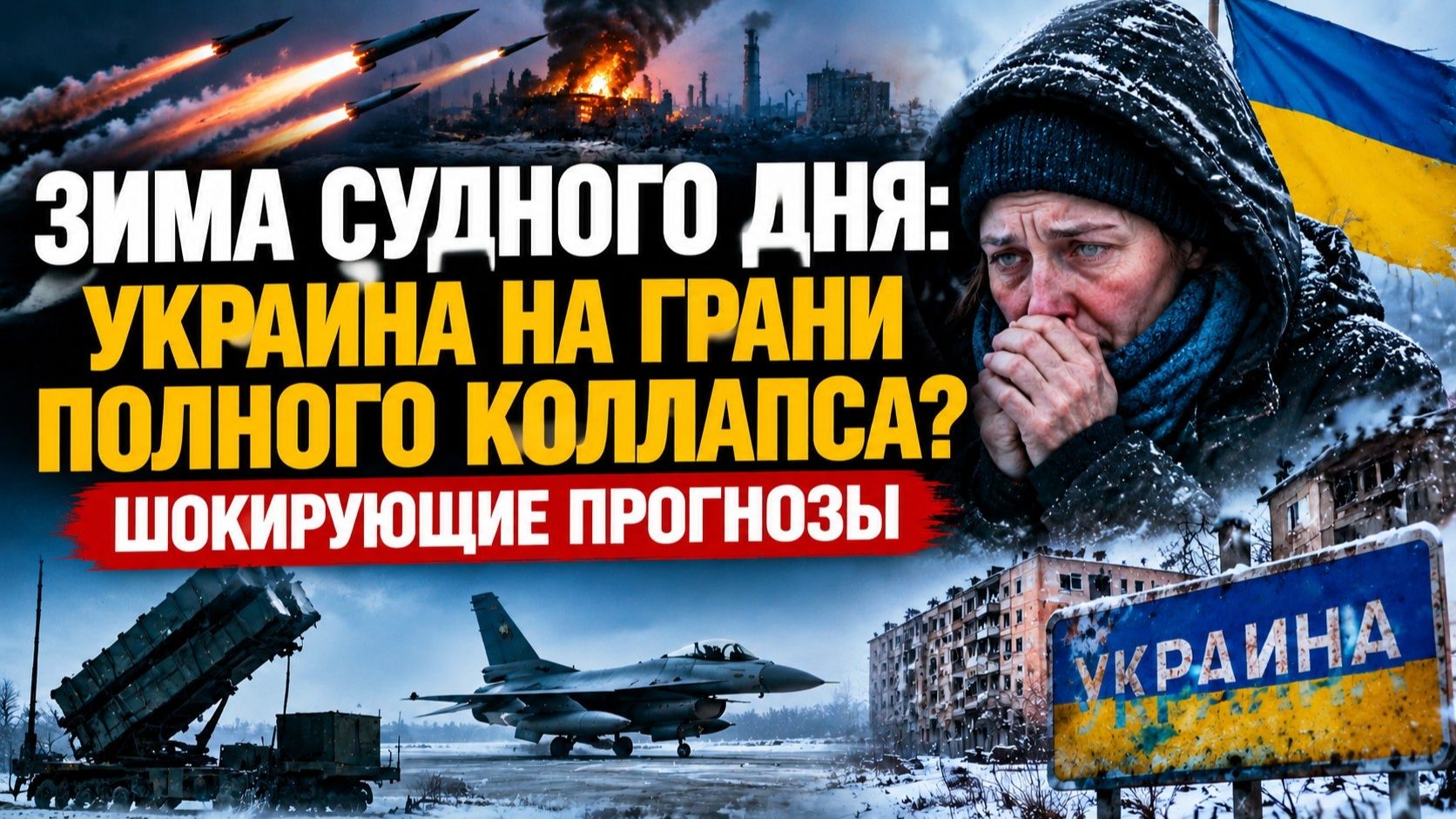 ЭТО ФИНАЛ: ВСУ без ракет, F-16 на приколе, Европа отказала. Зима всё решит?