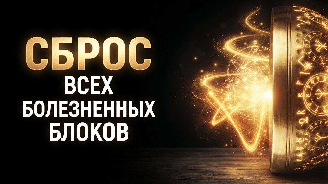 Полное Снятие БОЛЕЗНЕННЫХ Блоков и Узлов | Исцеление Звуком |  Исцеляющая Медитация