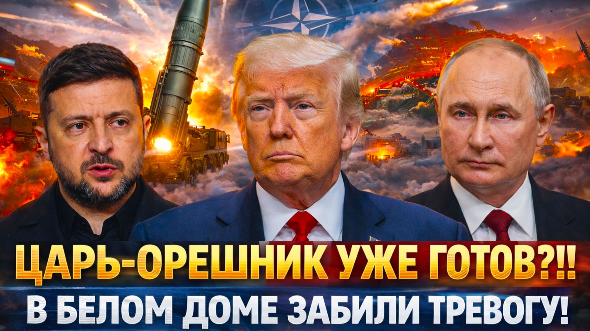 "ПУТИН отдал  срочный приказ! РОССИЯ готовит «ЦАРЬ-ОРЕШНИК» — В БЕЛОМ ДОМЕ забили тревогу!"