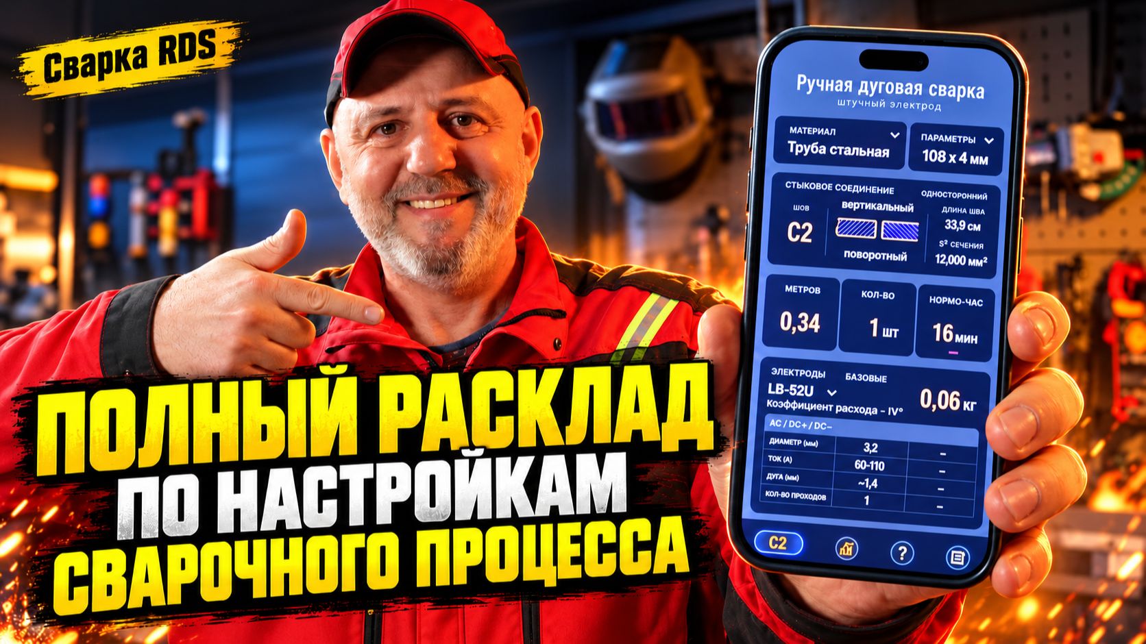 Новичок в сварке? Этот помощник сэкономит тебе кучу времени / Приложение «Сварка РДС» #сварка