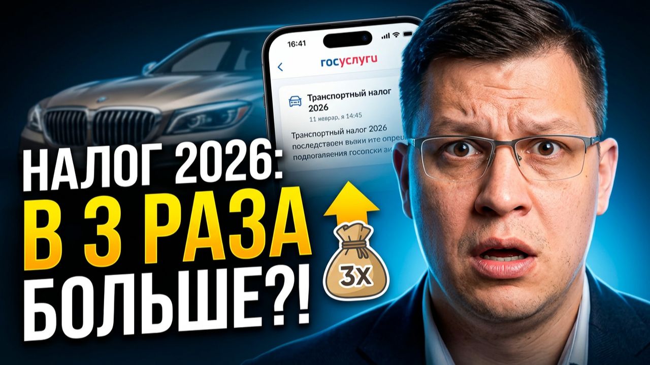 Транспортный налог 2026: кто заплатит в 3 раза больше?