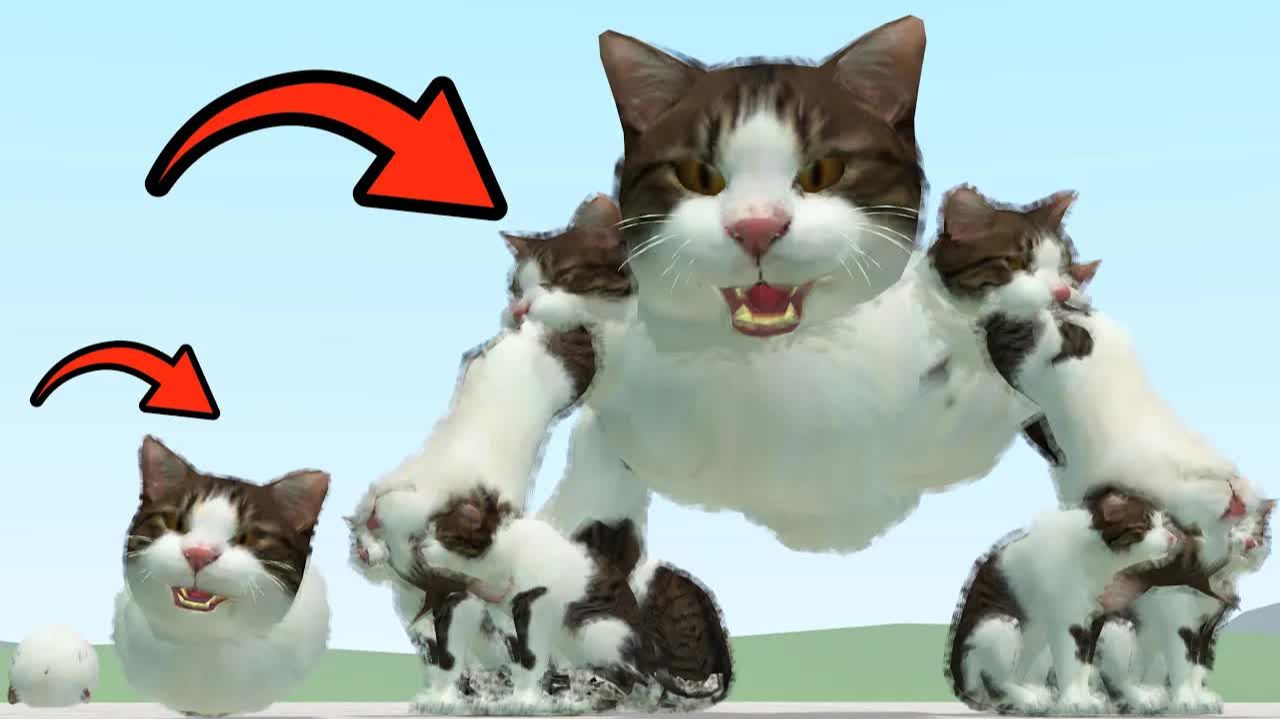 НОВАЯ ЭВОЛЮЦИЯ КОТИКОВ ИЗ КИТТИ-СИТИ — ФАЗА 2 ОТ CYRIAK В GARRY’S MOD
