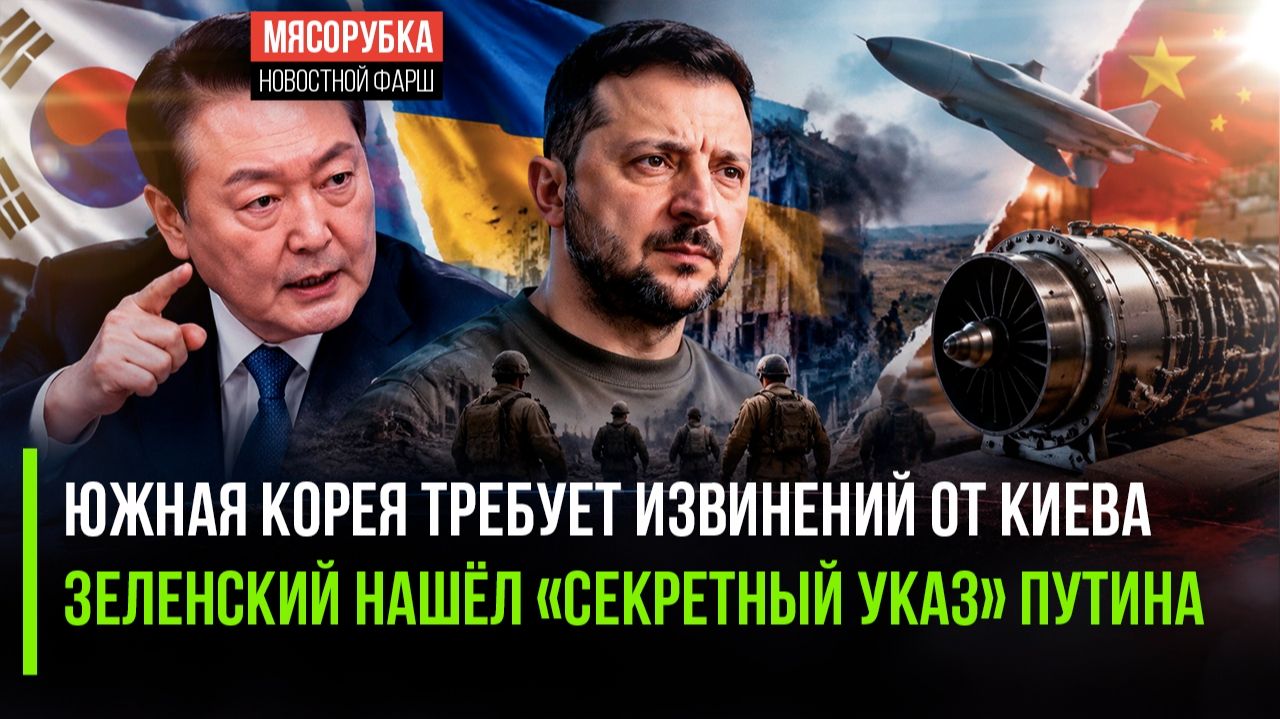 Южная Корея в ярости – Киев ждут проблемы! Зеленский начал врать про Путина!