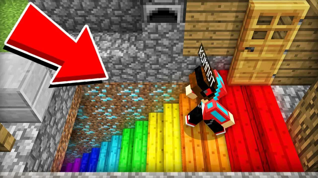 КУДА ВЕДЁТ ЭТА РАДУЖНАЯ ЛЕСТНИЦА ПОД МОИМ ДОМОМ В МАЙНКРАФТ ｜ Компот Minecraft